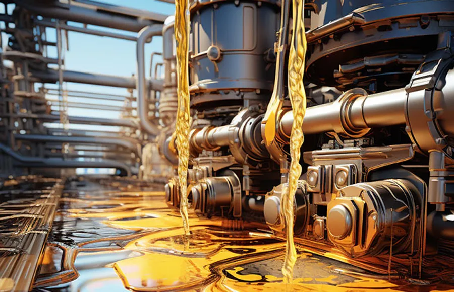 Закачка воды месторождения нефти и измерения сырой нефти